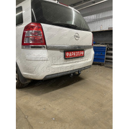 1175-A ORIS Фаркоп на Opel Zafira B 2005-2012. Необходима подрезка бампера. Тип шара: A. Нагрузки: 1500/75 кг, масса фаркопа 17,2 кг (без электрики в комплекте)