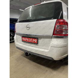 1175-A ORIS Фаркоп на Opel Zafira B 2005-2012. Необходима подрезка бампера. Тип шара: A. Нагрузки: 1500/75 кг, масса фаркопа 17,2 кг (без электрики в комплекте)