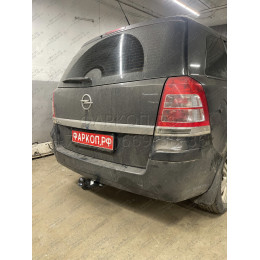 1175-A ORIS Фаркоп на Opel Zafira B 2005-2012. Необходима подрезка бампера. Тип шара: A. Нагрузки: 1500/75 кг, масса фаркопа 17,2 кг (без электрики в комплекте)