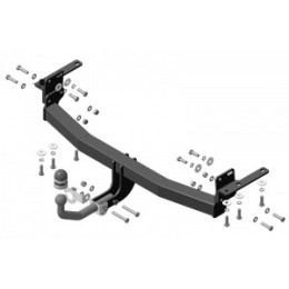 91412-A MOTODOR Фаркоп с оцинкованным шаром на Nissan X-Trail T32 2014-2022, Renault Koleos 2017-2020 без выреза в бампере. Тип шара: A. Нагрузки: 2000/100 кг, масса фаркопа 19,5 кг