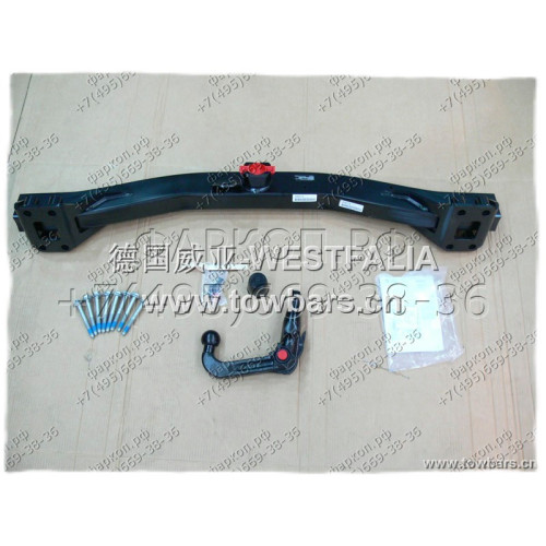 321736600001 WESTFALIA Фаркоп на Volkswagen Touareg 2002-2010, 2010-2018, Porsche Cayenne 2002-2010, 2010-2017. Быстросъемное вертикальное крепление шара на ключе. Нагрузки 3500/140 кг, масса фаркопа 34 кг