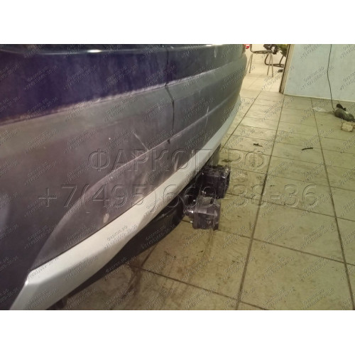 FA 0995-E Бизон Фаркоп на Mitsubishi Outlander 2012-2022 без подрезки бампера. Тип шара: E (легкосъемный шар под квадрат). Нагрузки: 3200/120 кг. Не комплектуется электрикой
