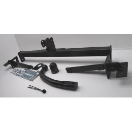 2198-A ORIS Фаркоп на Volkswagen Passat B8 седан 2015-2022, Skoda Superb 2015-2024. Необходим видимый вырез бампера. Тип шара: A. Нагрузки: 2233/100 кг, масса фаркопа 20 кг (без э