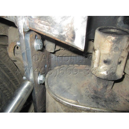 FA 0970-E Бизон Фаркоп на Mitsubishi Outlander XL 2007-2012 без подрезки бампера. Тип шара: E (легкосъемный шар под квадрат). Нагрузки: 3200/120 кг. Не комплектуется 