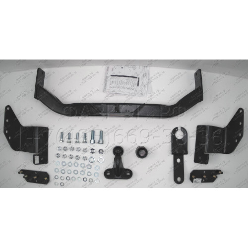 2358.21 SHERIFF Фаркоп на Mitsubishi Pajero Sport 2 2008-2016, Mitsubishi Pajero Sport 3 2016-2021 без подрезки бампера. Тип шара: F. Нагрузки: 1500/50 кг, масса фаркопа 19,06 кг (без электрики в комплекте)