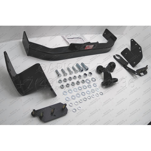 2358.21 SHERIFF Фаркоп на Mitsubishi Pajero Sport 2 2008-2016, Mitsubishi Pajero Sport 3 2016-2021 без подрезки бампера. Тип шара: F. Нагрузки: 1500/50 кг, масса фаркопа 19,06 кг (без электрики в комплекте)