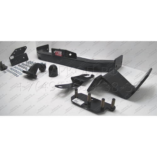 2358.21 SHERIFF Фаркоп на Mitsubishi Pajero Sport 2 2008-2016, Mitsubishi Pajero Sport 3 2016-2021 без подрезки бампера. Тип шара: F. Нагрузки: 1500/50 кг, масса фаркопа 19,06 кг (без электрики в комплекте)