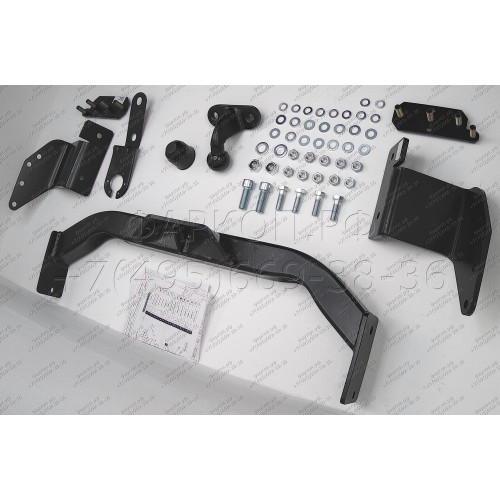 2358.21 SHERIFF Фаркоп на Mitsubishi Pajero Sport 2 2008-2016, Mitsubishi Pajero Sport 3 2016-2021 без подрезки бампера. Тип шара: F. Нагрузки: 1500/50 кг, масса фаркопа 19,06 кг (без электрики в комплекте)