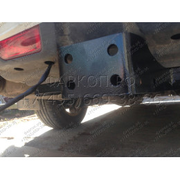 N103-F Лидер-плюс ТСУ для Nissan X-Trail 2007-2014 без выреза бампера. Нагрузки: 2000/100 кг, масса фаркопа 23,42 кг (без электрики в комплекте)