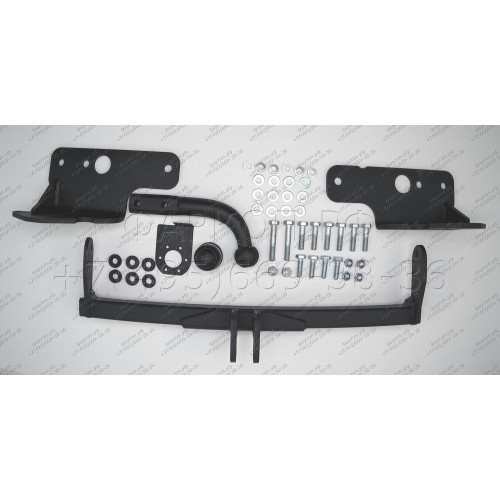 3087-A ORIS Фаркоп на Toyota Corolla седан 2007-2013, 2013-2019 без выреза бампера. Тип шара: A. Нагрузки: 1200/75 кг, масса фаркопа 19,4 кг (без электрики в комплекте)