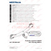 321736600001 WESTFALIA Фаркоп на Volkswagen Touareg 2002-2010, 2010-2018, Porsche Cayenne 2002-2010, 2010-2017. Быстросъемное вертикальное крепление шара на ключе. Нагрузки 3500/140 кг, масса фаркопа 34 кг