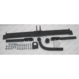 4355-A ORIS Фаркоп на Nissan Note 2006-2014. Необходима подрезка бампера. Тип шара: A. Нагрузки: 1100/50 кг, масса фаркопа 14,6 кг (без электрики в комплекте)