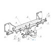 4760-A ORIS Фаркоп на BMW X5 G05 2018-, BMW X7 G07 2019-, BMW X6 G06 2019- без выреза в бампере. Тип шара: A. Нагрузки: 3000/140 кг, масса фаркопа 21,5 кг (без электрики в комплекте)