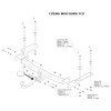 6308-A ORIS Фаркоп на Subaru Tribeca 2006-2014 без выреза в бампере. Тип шара: A. Нагрузки: 1500/75 кг, масса фаркопа 18 кг (без электрики в комплекте)