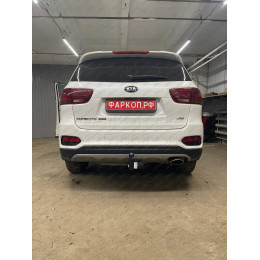 6761-AN ORIS Фаркоп на Kia Sorento Prime 2015-2018, 2018-2020, Hyundai Santa Fe 2018-2021. Необходима подрезка бампера. Тип шара: A. Нагрузки: 2000/75 кг, масса фаркопа 19,5 кг (без эле