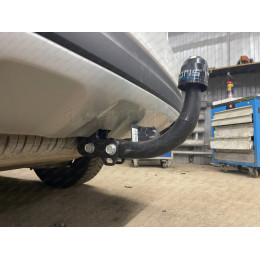 6761-AN ORIS Фаркоп на Kia Sorento Prime 2015-2018, 2018-2020, Hyundai Santa Fe 2018-2021. Необходима подрезка бампера. Тип шара: A. Нагрузки: 2000/75 кг, масса фаркопа 19,5 кг (без эле
