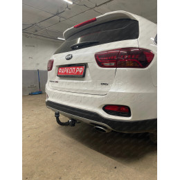 6761-AN ORIS Фаркоп на Kia Sorento Prime 2015-2018, 2018-2020, Hyundai Santa Fe 2018-2021. Необходима подрезка бампера. Тип шара: A. Нагрузки: 2000/75 кг, масса фаркопа 19,5 кг (без эле