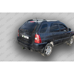 H204-A Лидер-плюс ТСУ для Hyundai Tucson 2004-2010, Kia Sportage 2005-2010 без снятия и выреза бампера. Нагрузки: 1500/75 кг, масса фаркопа 17,4 кг (без электрики в комплек