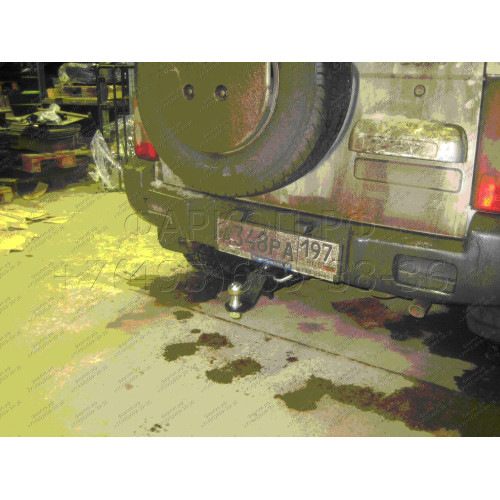 FA 0661-E Бизон Фаркоп на Tagaz Tager 2008-2011, SsangYong Korando 1997-2003 без подрезки бампера. Тип шара: E (легкосъемный шар под квадрат). Нагрузки: 2500/120 кг. Не комплектуется электрикой