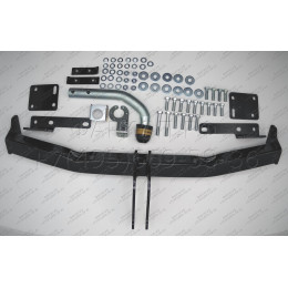91412-A MOTODOR Фаркоп с оцинкованным шаром на Nissan X-Trail T32 2014-2022, Renault Koleos 2017-2020 без выреза в бампере. Тип шара: A. Нагрузки: 2000/100 кг, масса фаркопа 19,5 кг