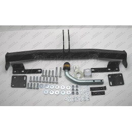91412-A MOTODOR Фаркоп с оцинкованным шаром на Nissan X-Trail T32 2014-2022, Renault Koleos 2017-2020 без выреза в бампере. Тип шара: A. Нагрузки: 2000/100 кг, масса фаркопа 19,5 кг