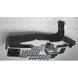 91412-A MOTODOR Фаркоп с оцинкованным шаром на Nissan X-Trail T32 2014-2022, Renault Koleos 2017-2020 без выреза в бампере. Тип шара: A. Нагрузки: 2000/100 кг, масса фаркопа 19,5 кг