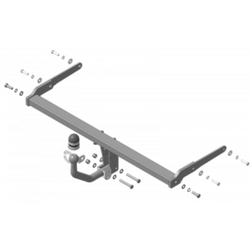92402-A MOTODOR Фаркоп с оцинкованным шаром на Suzuki Vitara 2015-, Suzuki SX4 S-Cross 2013-2022. Необходима подрезка бампера. Тип шара: A. Нагрузки: 1400/75 кг, масса фаркопа 15 кг (без электрики в комплекте)