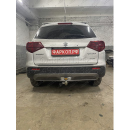 92402-A MOTODOR Фаркоп с оцинкованным шаром на Suzuki Vitara 2015-, Suzuki SX4 S-Cross 2013-2022. Необходима подрезка бампера. Тип шара: A. Нагрузки: 1400/75 кг, масса фаркопа