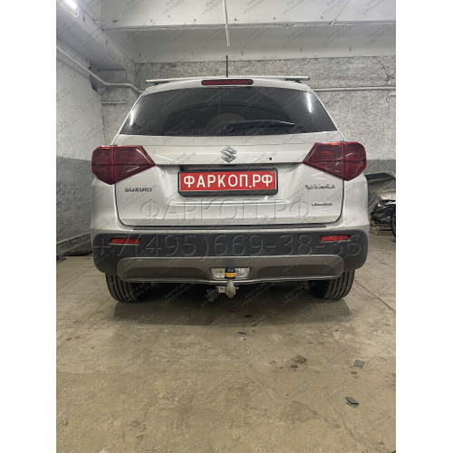92402-A MOTODOR Фаркоп с оцинкованным шаром на Suzuki Vitara 2015-, Suzuki SX4 S-Cross 2013-2022. Необходима подрезка бампера. Тип шара: A. Нагрузки: 1400/75 кг, масса фаркопа 15 кг (без электрики в комплекте)
