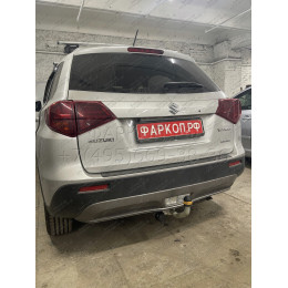92402-A MOTODOR Фаркоп с оцинкованным шаром на Suzuki Vitara 2015-, Suzuki SX4 S-Cross 2013-2022. Необходима подрезка бампера. Тип шара: A. Нагрузки: 1400/75 кг, масса фаркопа