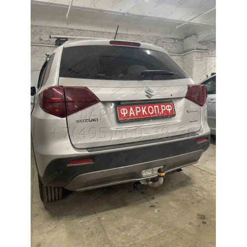 92402-A MOTODOR Фаркоп с оцинкованным шаром на Suzuki Vitara 2015-, Suzuki SX4 S-Cross 2013-2022. Необходима подрезка бампера. Тип шара: A. Нагрузки: 1400/75 кг, масса фаркопа 15 кг (без электрики в комплекте)