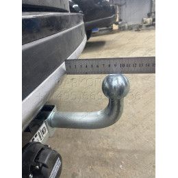 92506-A MOTODOR Фаркоп с оцинкованным шаром на Toyota RAV4 2013-2019. Необходима подрезка бампера. Тип шара: A. Нагрузки: 1500/75 кг, масса фаркопа 23 кг (без элект