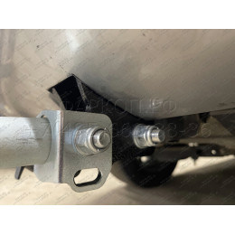 92506-A MOTODOR Фаркоп с оцинкованным шаром на Toyota RAV4 2013-2019. Необходима подрезка бампера. Тип шара: A. Нагрузки: 1500/75 кг, масса фаркопа 23 кг (без элект