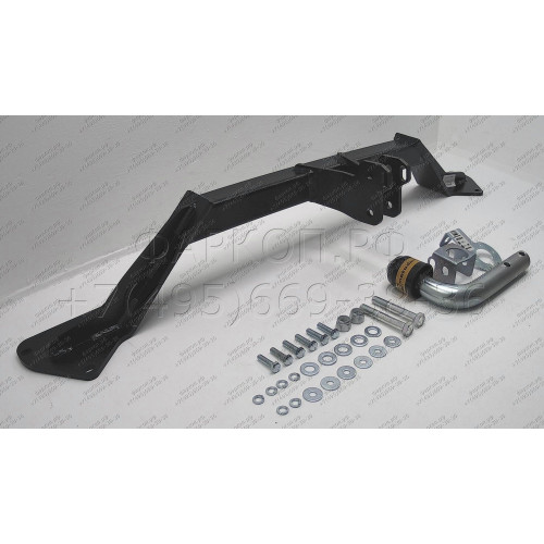 92519-A MOTODOR Фаркоп с оцинкованным шаром на Toyota Prius C 2011-2019, Toyota Aqua 2011-2019. Тип шара: A. Нагрузки: 800/75 кг, масса фаркопа 12,5 кг (без электрики в комплекте)
