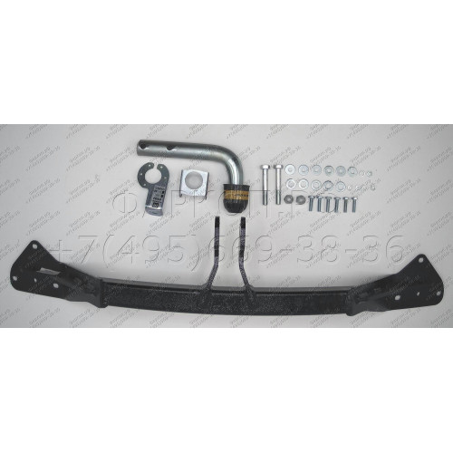 92519-A MOTODOR Фаркоп с оцинкованным шаром на Toyota Prius C 2011-2019, Toyota Aqua 2011-2019. Тип шара: A. Нагрузки: 800/75 кг, масса фаркопа 12,5 кг (без электрики в комплекте)