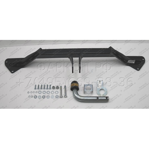 92519-A MOTODOR Фаркоп с оцинкованным шаром на Toyota Prius C 2011-2019, Toyota Aqua 2011-2019. Тип шара: A. Нагрузки: 800/75 кг, масса фаркопа 12,5 кг (без электрики в комплекте)