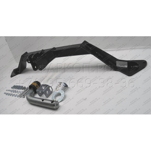 92519-A MOTODOR Фаркоп с оцинкованным шаром на Toyota Prius C 2011-2019, Toyota Aqua 2011-2019. Тип шара: A. Нагрузки: 800/75 кг, масса фаркопа 12,5 кг (без электрики в комплекте)
