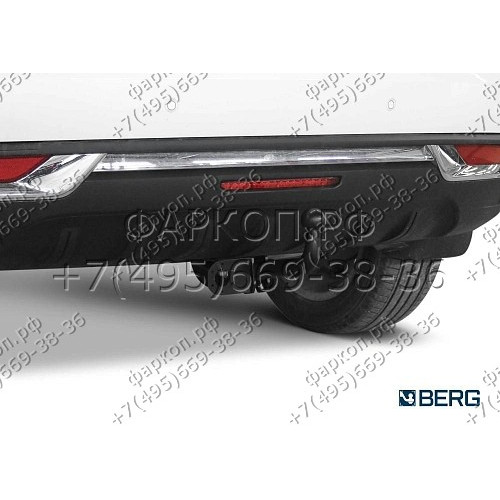 F.9412.001 BERG Фаркоп на Haval Jolion 2021- без снятия и подрезки бампера. Тип шара: A. Нагрузки: 1500/75 кг, масса фаркопа 16 кг (без электрики в комплекте)
