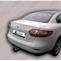 R120-A Лидер-плюс ТСУ для Renault Fluence 2009-2015. Требуется подрезка бампера. Нагрузки: 1200/75 кг, масса фаркопа 17,4 кг (без электрики в комплекте)