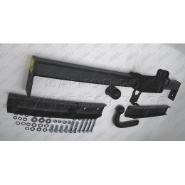 A-102 STEINHOF Фаркоп на Audi A6 Allroad C6 (Quattro) 05/2006-2011. Требуется подрезка бампера. Тип шара: A. Нагрузки: 2200/90 кг, масса фаркопа 21,9 кг (без электрики в комп
