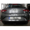 A048A GALIA Полностью оцинкованный фаркоп на Volkswagen Golf VII хетчбек 5 дверей 2013-2017, SEAT Leon хетчбек 5 дверей 2013-2017, Audi A3 хетчбек 3/5 дверей 2012-2020. Подрозетник убирается за бампер. Тип шара: A. Подрезка бампера. Нагрузки 2000/80 кг, м