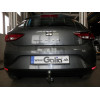 A048A GALIA Полностью оцинкованный фаркоп на Volkswagen Golf VII хетчбек 5 дверей 2013-2017, SEAT Leon хетчбек 5 дверей 2013-2017, Audi A3 хетчбек 3/5 дверей 2012-2020. Подрозетник убирается за бампер. Тип шара: A. Подрезка бампера. Нагрузки 2000/80 кг, м