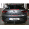 A048A GALIA Полностью оцинкованный фаркоп на Volkswagen Golf VII хетчбек 5 дверей 2013-2017, SEAT Leon хетчбек 5 дверей 2013-2017, Audi A3 хетчбек 3/5 дверей 2012-2020. Подрозетник убирается за бампер. Тип шара: A. Подрезка бампера. Нагрузки 2000/80 кг, м