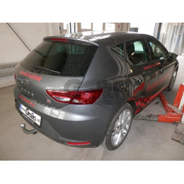 A048A GALIA Полностью оцинкованный фаркоп на Volkswagen Golf VII хетчбек 5 дверей 2013-2017, SEAT Leon хетчбек 5 дверей 2013-2017, Audi A3 хетчбек 3/5 дверей 2012-2020. Подрозетн