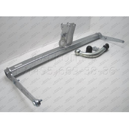 A048A GALIA Полностью оцинкованный фаркоп на Volkswagen Golf VII хетчбек 5 дверей 2013-2017, SEAT Leon хетчбек 5 дверей 2013-2017, Audi A3 хетчбек 3/5 дверей 2012-2020. Подрозетн