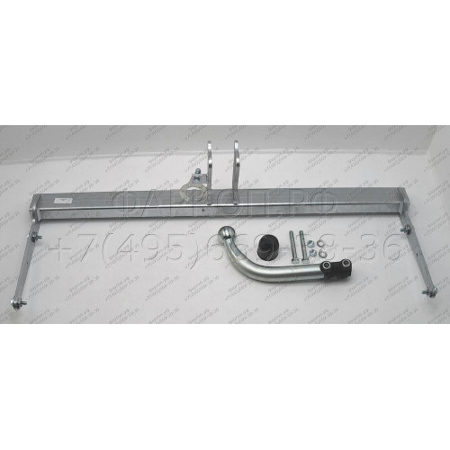 A048A GALIA Полностью оцинкованный фаркоп на Volkswagen Golf VII хетчбек 5 дверей 2013-2017, SEAT Leon хетчбек 5 дверей 2013-2017, Audi A3 хетчбек 3/5 дверей 2012-2020. Подрозетник убирается за бампер. Тип шара: A. Подрезка бампера. Нагрузки 2000/80 кг, м