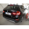 B018A GALIA Полностью оцинкованный фаркоп на BMW X1 E84 2009-2015, кроме M-обвеса. Подрозетник убирается за бампер. Тип шара: A. Без выреза бампера. Нагрузки: 2000/85 кг, масса фаркопа 12,72 кг