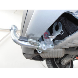 B018A GALIA Полностью оцинкованный фаркоп на BMW X1 E84 2009-2015, кроме M-обвеса. Подрозетник убирается за бампер. Тип шара: A. Без выреза бампера. Нагрузк