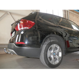 B018A GALIA Полностью оцинкованный фаркоп на BMW X1 E84 2009-2015, кроме M-обвеса. Подрозетник убирается за бампер. Тип шара: A. Без выреза бампера. Нагрузк