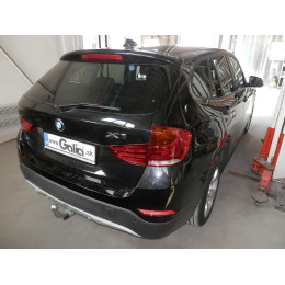 B018A GALIA Полностью оцинкованный фаркоп на BMW X1 E84 2009-2015, кроме M-обвеса. Подрозетник убирается за бампер. Тип шара: A. Без выреза бампера. Нагрузк
